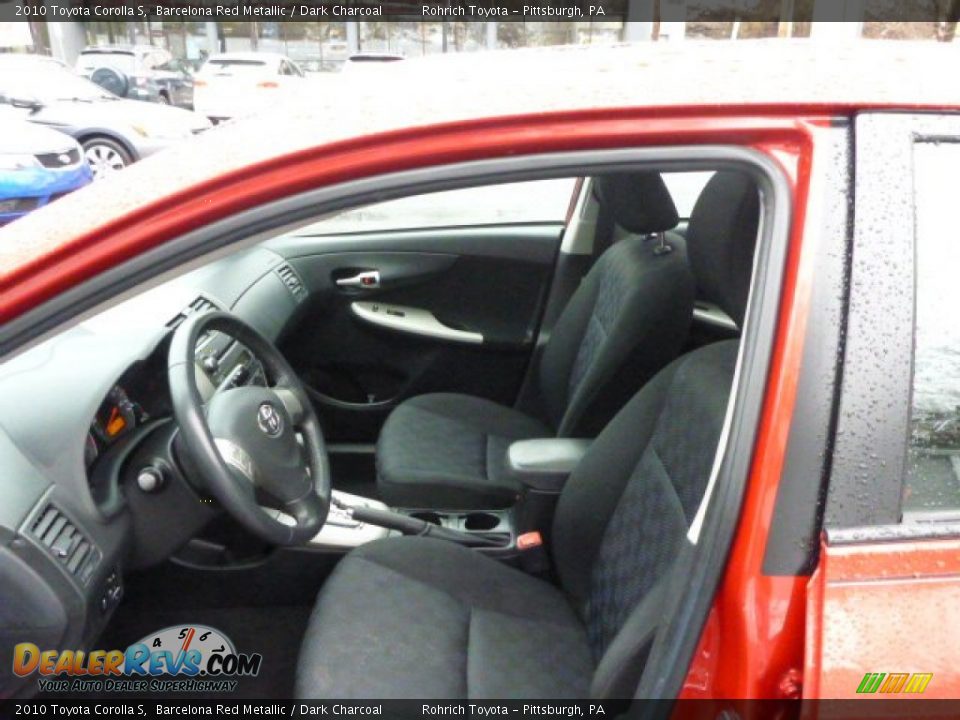 2010 Toyota Corolla S Barcelona Red Metallic / Dark Charcoal Photo #4