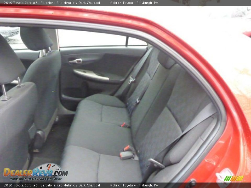2010 Toyota Corolla S Barcelona Red Metallic / Dark Charcoal Photo #5