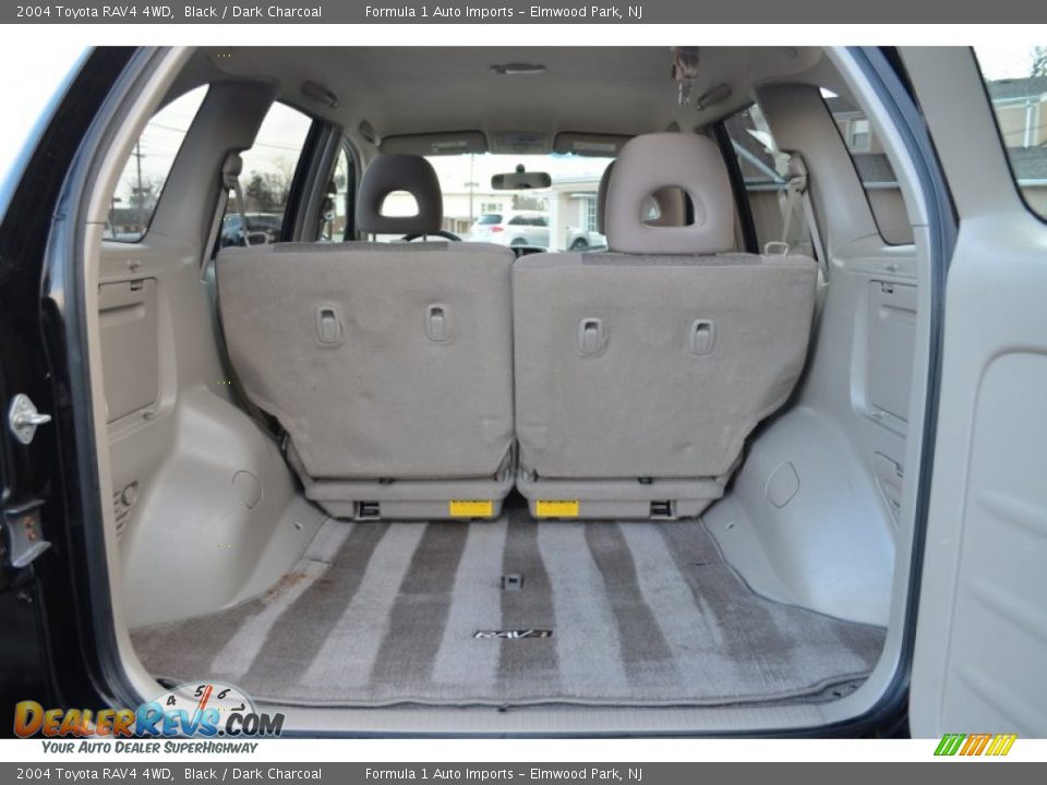 2004 Toyota RAV4 4WD Black / Dark Charcoal Photo #22