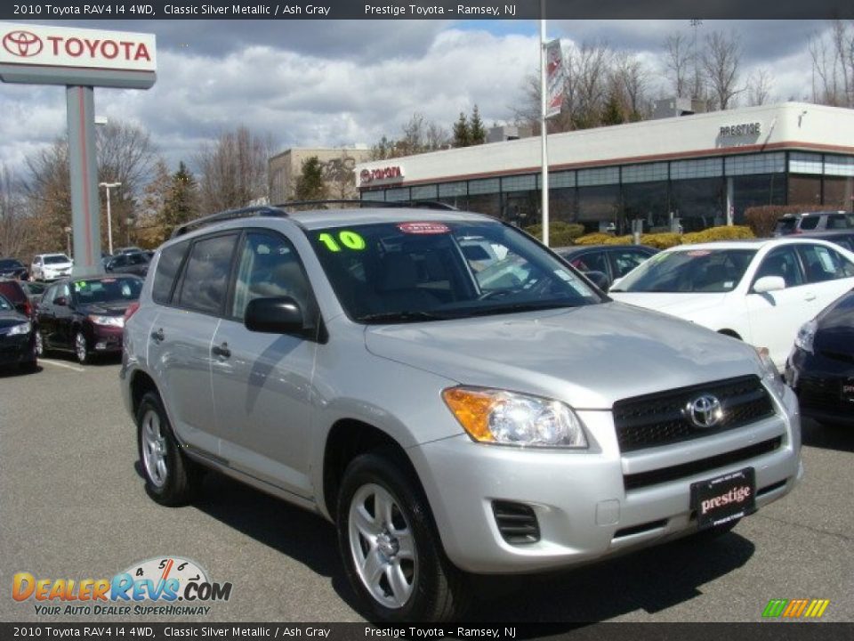 2010 Toyota RAV4 I4 4WD Classic Silver Metallic / Ash Gray Photo #1