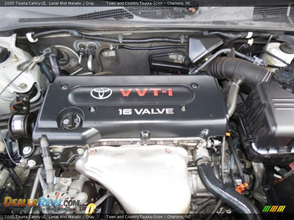 2005 Toyota Camry LE Lunar Mist Metallic / Gray Photo #25