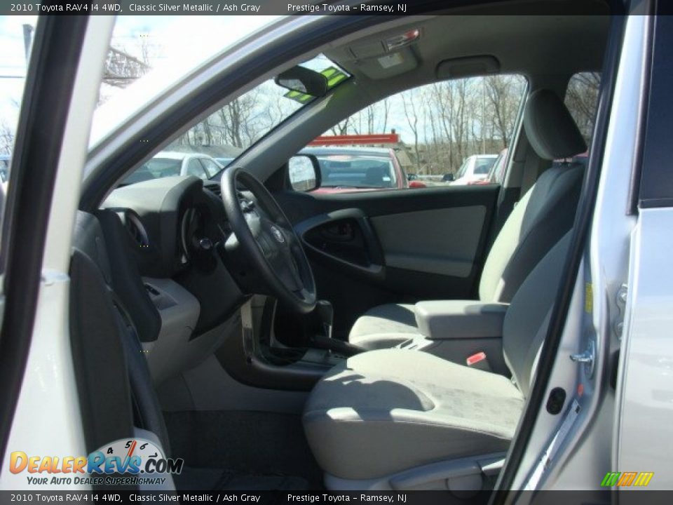 2010 Toyota RAV4 I4 4WD Classic Silver Metallic / Ash Gray Photo #7