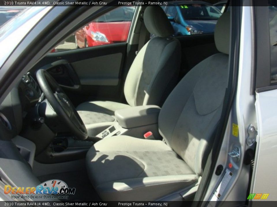 2010 Toyota RAV4 I4 4WD Classic Silver Metallic / Ash Gray Photo #8
