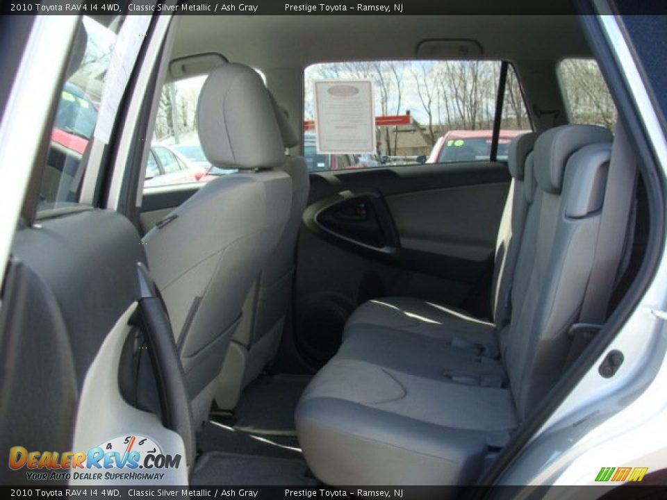 2010 Toyota RAV4 I4 4WD Classic Silver Metallic / Ash Gray Photo #13