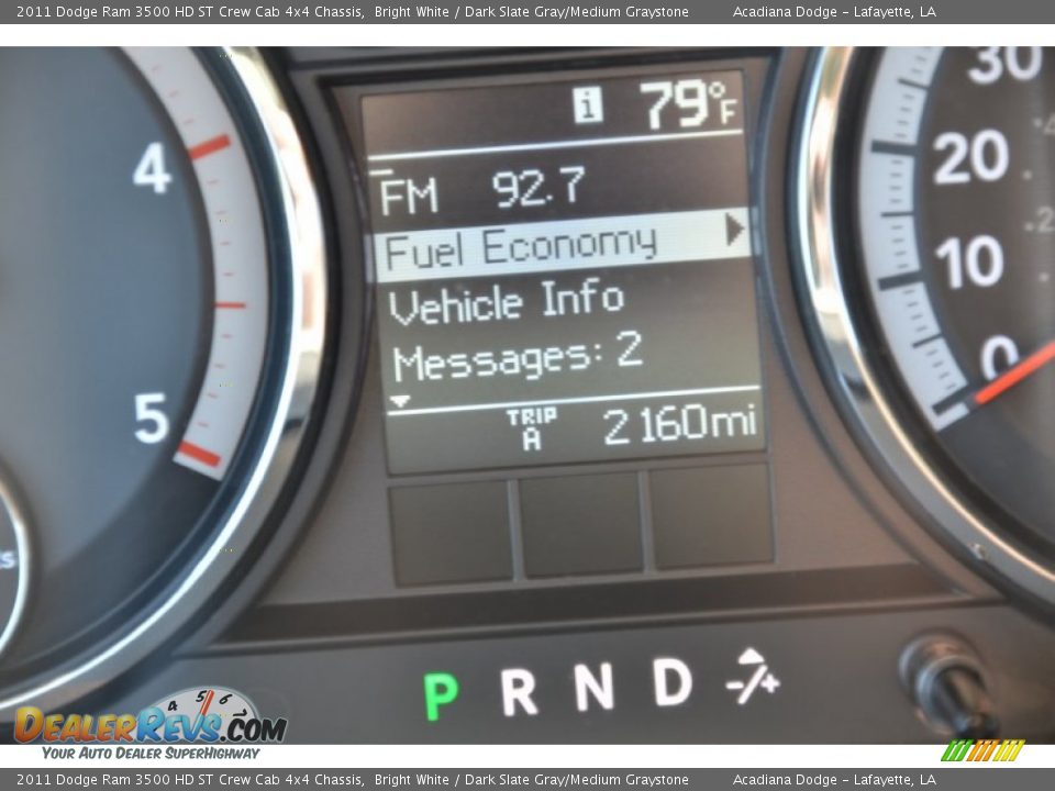 2011 Dodge Ram 3500 HD ST Crew Cab 4x4 Chassis Bright White / Dark Slate Gray/Medium Graystone Photo #26