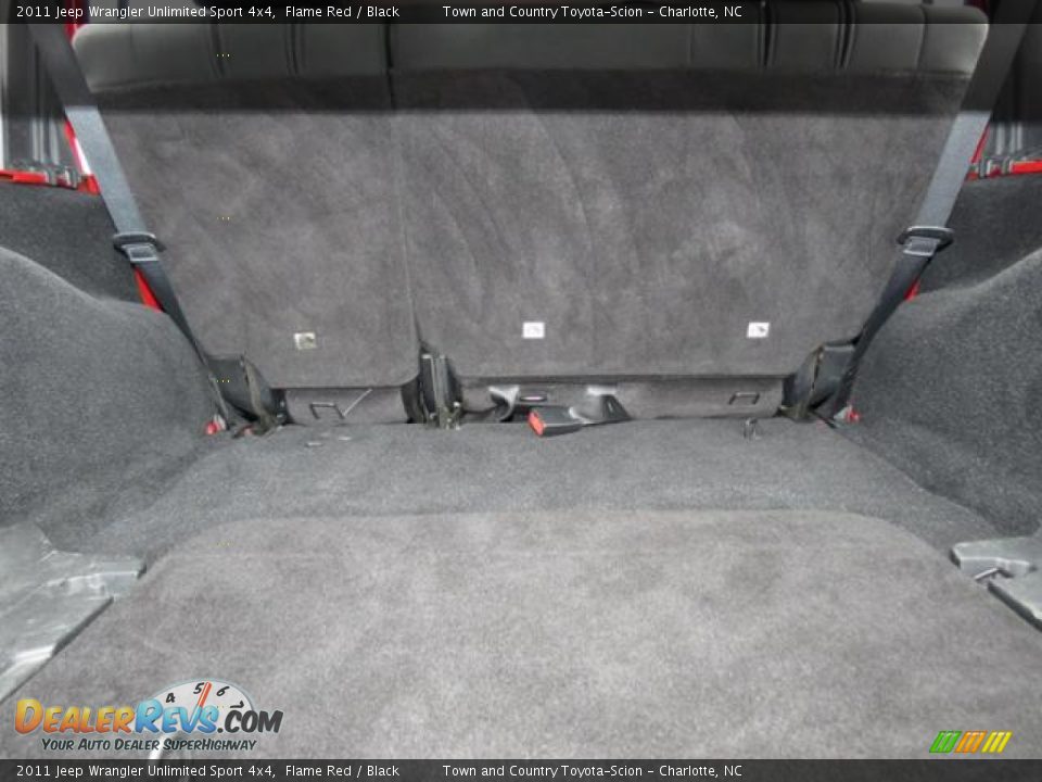 2011 Jeep Wrangler Unlimited Sport 4x4 Flame Red / Black Photo #29