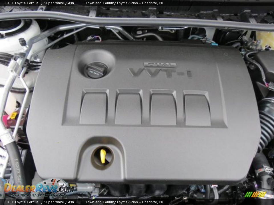 2013 Toyota Corolla L Super White / Ash Photo #18