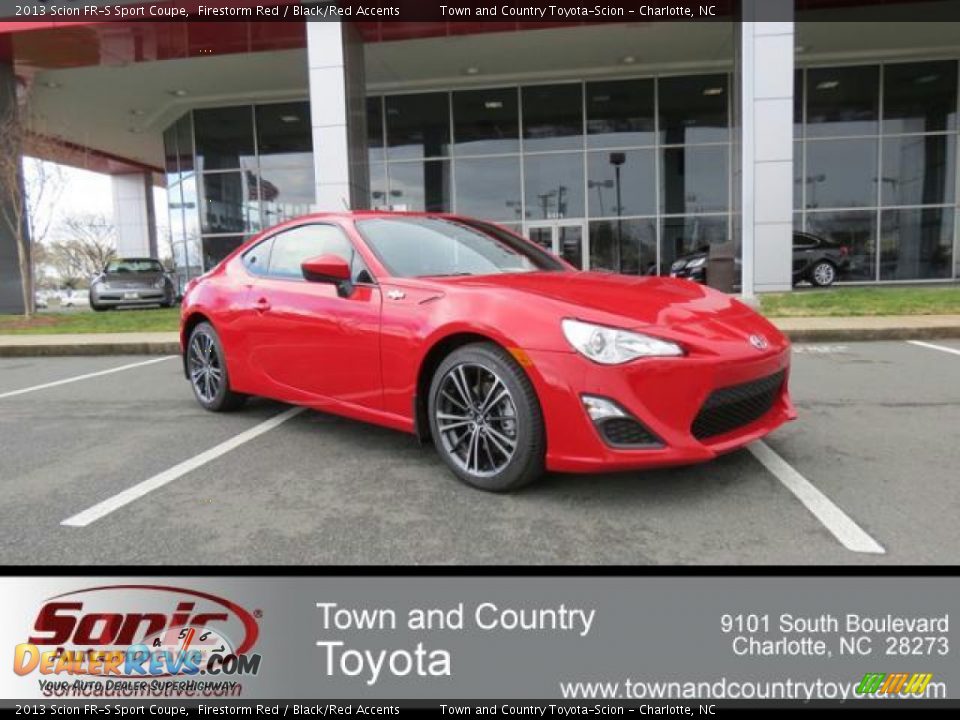 2013 Scion FR-S Sport Coupe Firestorm Red / Black/Red Accents Photo #1