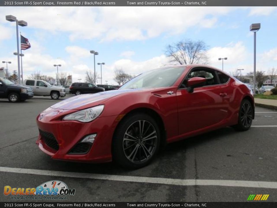 2013 Scion FR-S Sport Coupe Firestorm Red / Black/Red Accents Photo #3