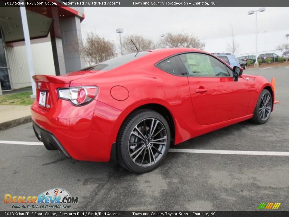 2013 Scion FR-S Sport Coupe Firestorm Red / Black/Red Accents Photo #17