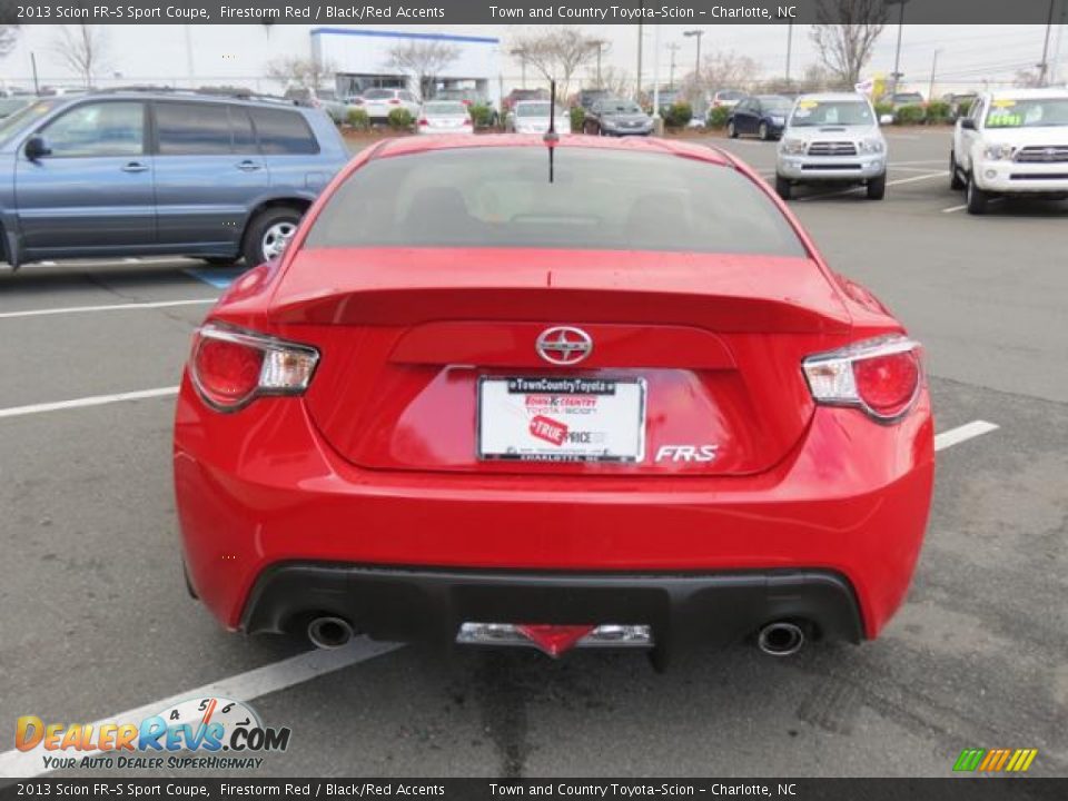 2013 Scion FR-S Sport Coupe Firestorm Red / Black/Red Accents Photo #18