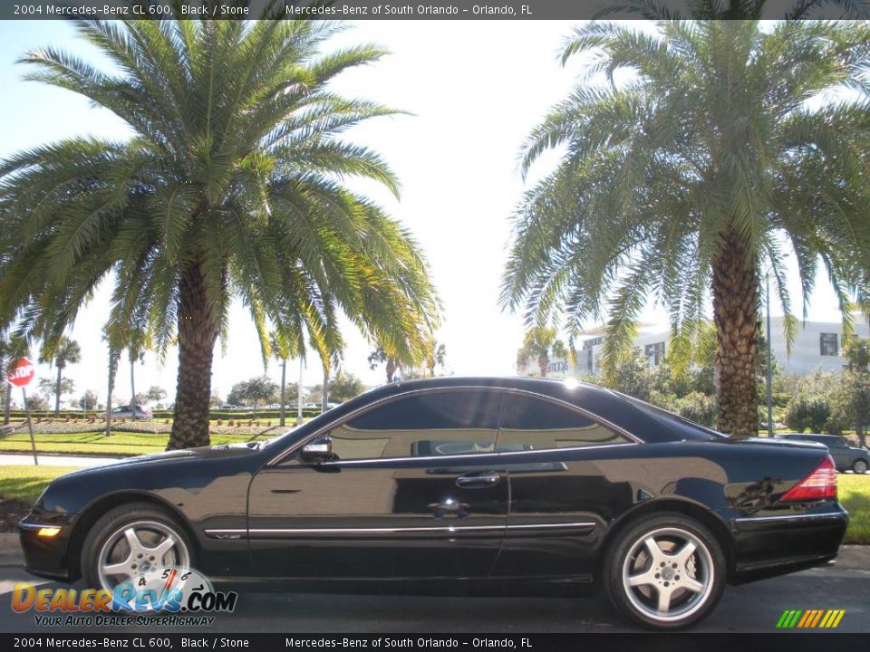 2004 Mercedes-Benz CL 600 Black / Stone Photo #1