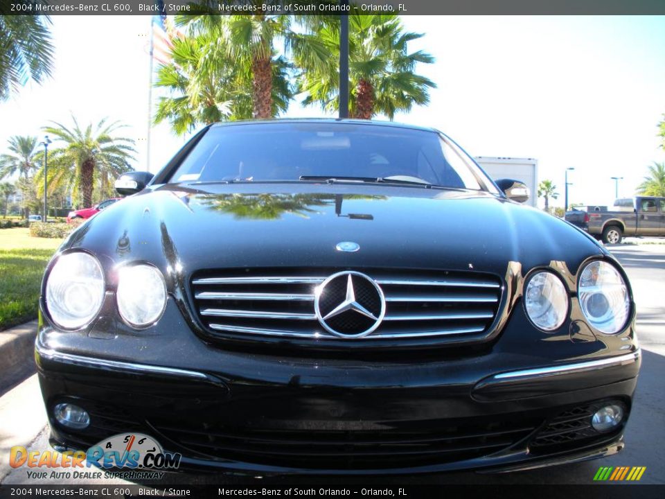 2004 Mercedes-Benz CL 600 Black / Stone Photo #3