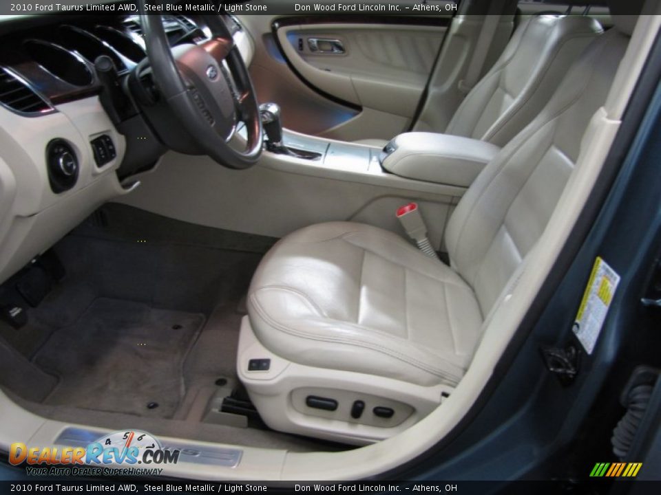 2010 Ford Taurus Limited AWD Steel Blue Metallic / Light Stone Photo #5