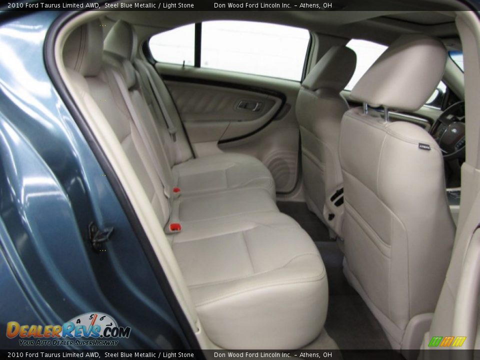 2010 Ford Taurus Limited AWD Steel Blue Metallic / Light Stone Photo #7