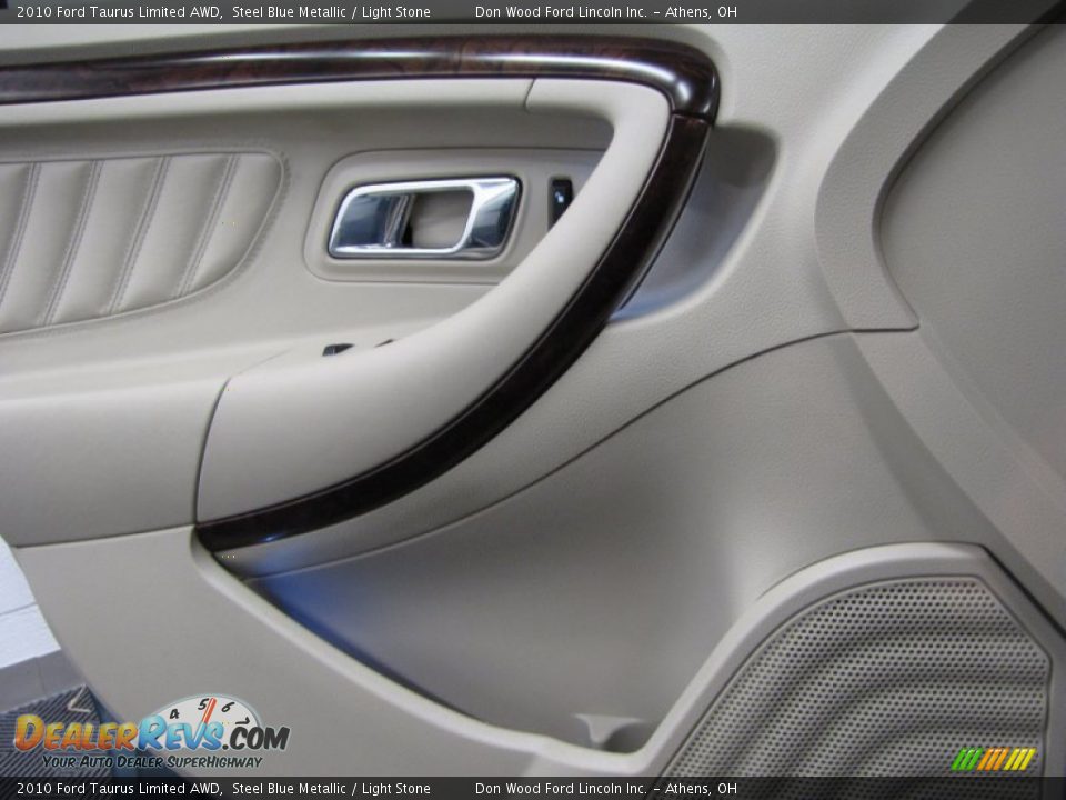 2010 Ford Taurus Limited AWD Steel Blue Metallic / Light Stone Photo #9