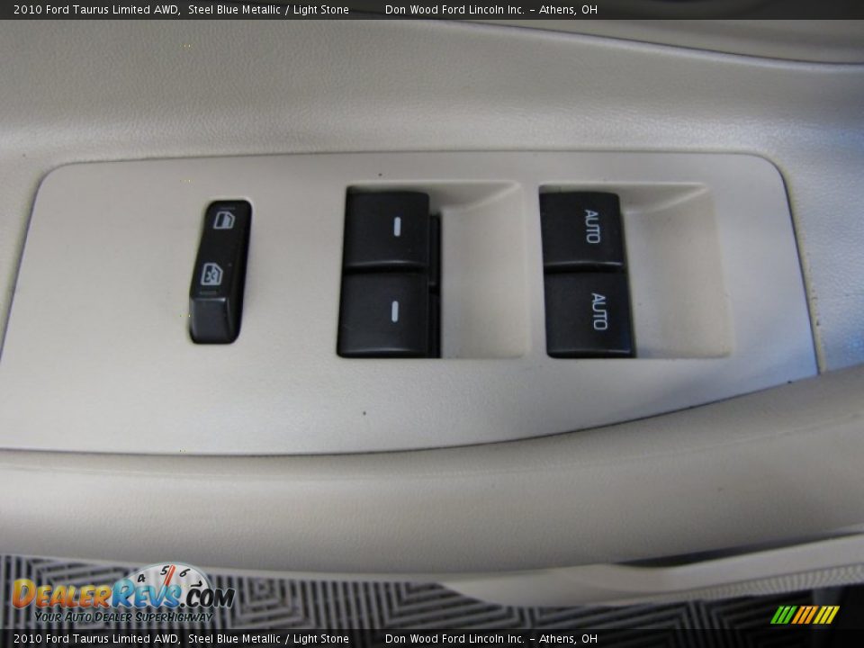 2010 Ford Taurus Limited AWD Steel Blue Metallic / Light Stone Photo #10