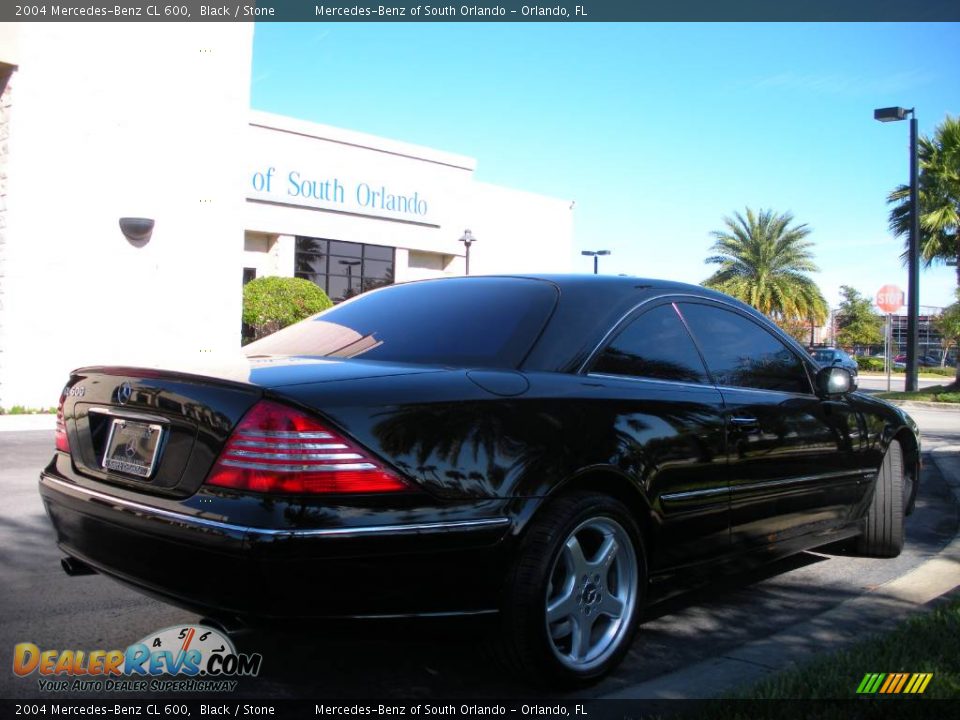 2004 Mercedes-Benz CL 600 Black / Stone Photo #6