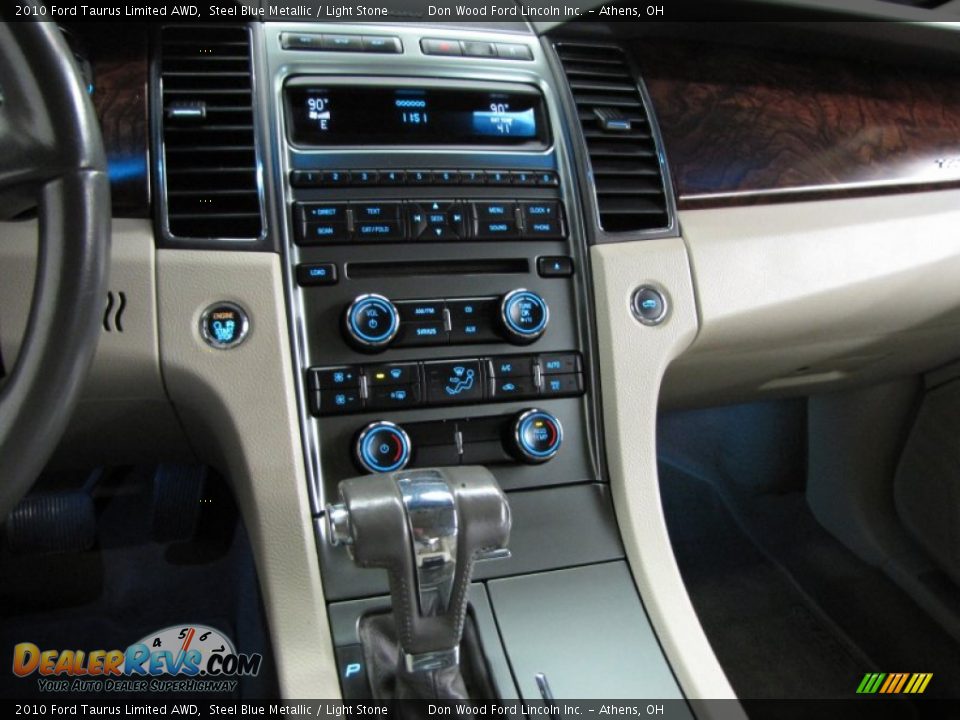 2010 Ford Taurus Limited AWD Steel Blue Metallic / Light Stone Photo #21