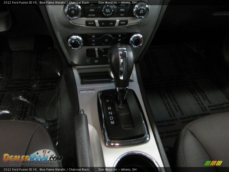 2012 Ford Fusion SE V6 Blue Flame Metallic / Charcoal Black Photo #23