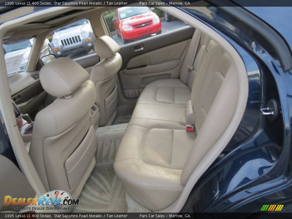Rear Seat of 1995 Lexus LS 400 Sedan Photo #9