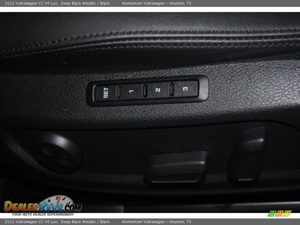 2013 Volkswagen CC V6 Lux Deep Black Metallic / Black Photo #10