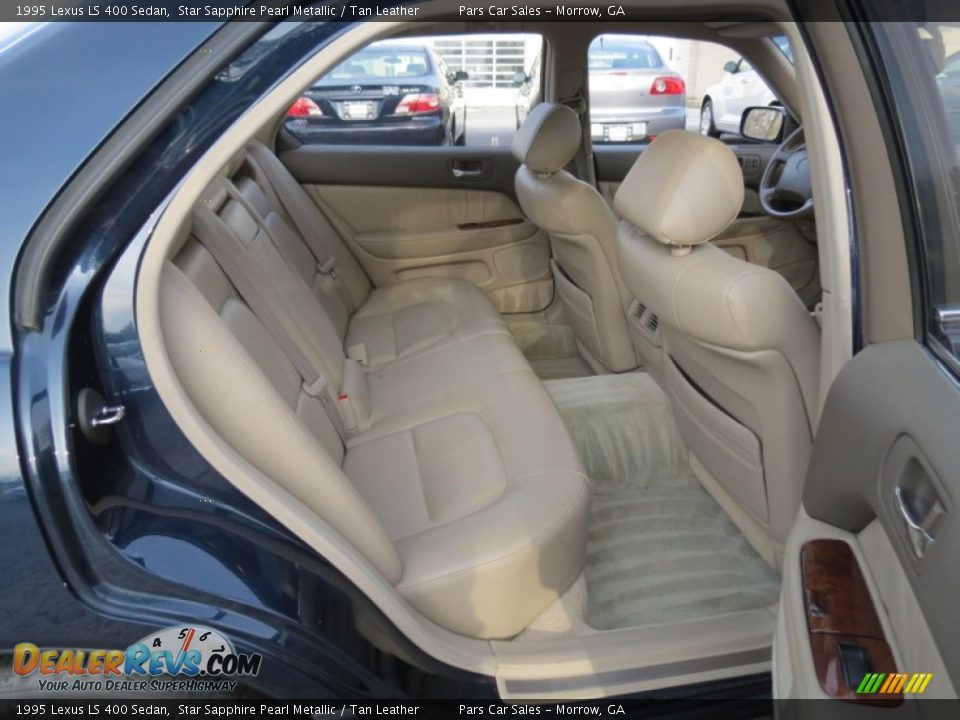 Rear Seat of 1995 Lexus LS 400 Sedan Photo #10