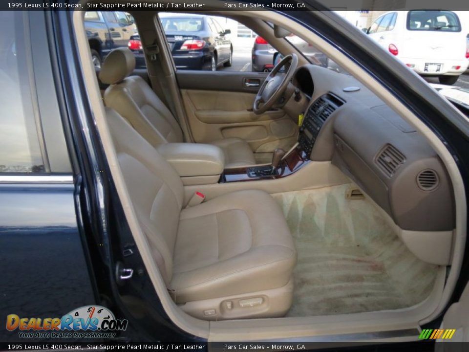 Tan Leather Interior - 1995 Lexus LS 400 Sedan Photo #11