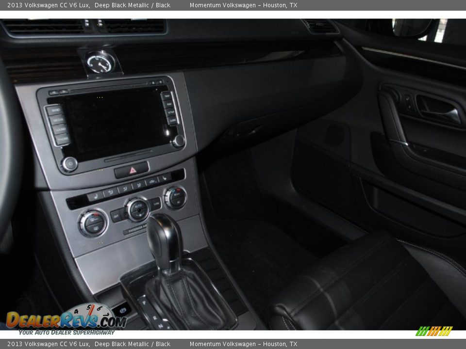 2013 Volkswagen CC V6 Lux Deep Black Metallic / Black Photo #14