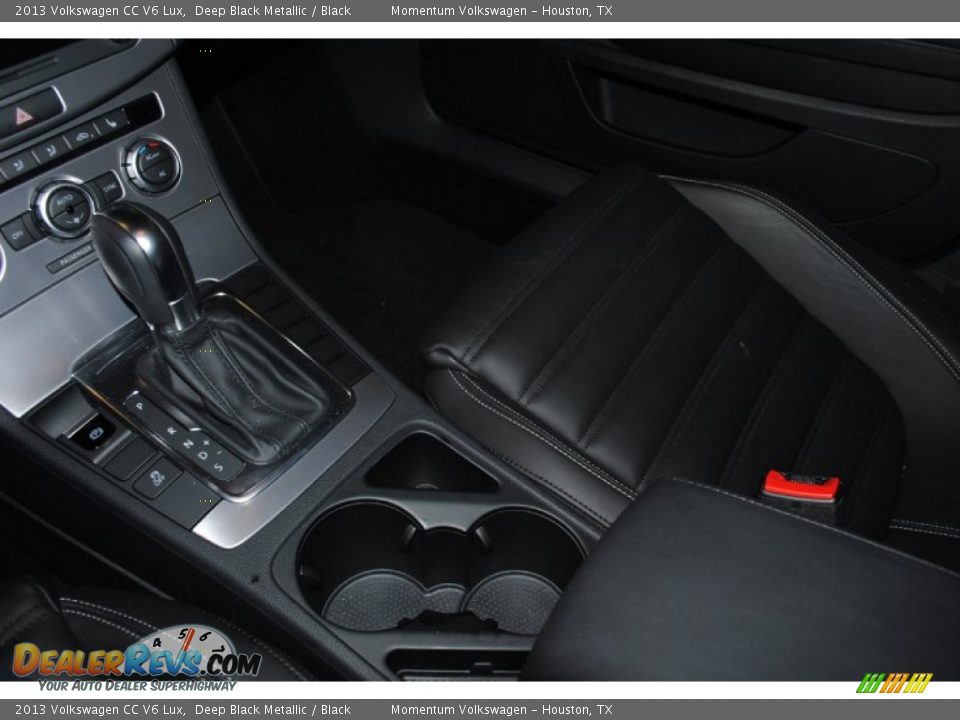 2013 Volkswagen CC V6 Lux Deep Black Metallic / Black Photo #15