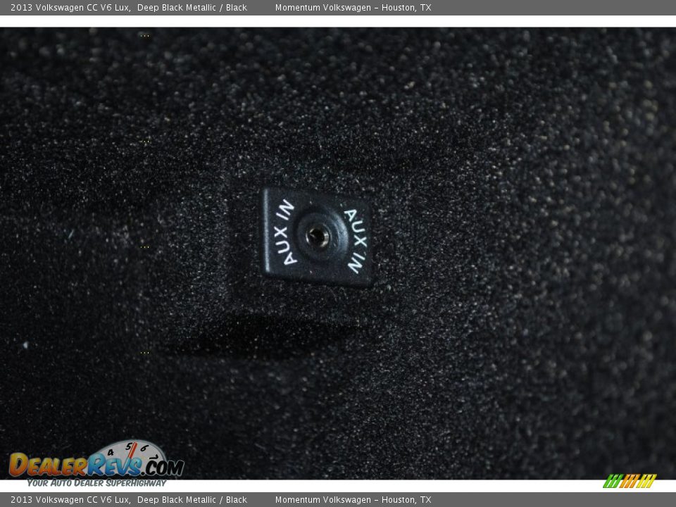2013 Volkswagen CC V6 Lux Deep Black Metallic / Black Photo #21