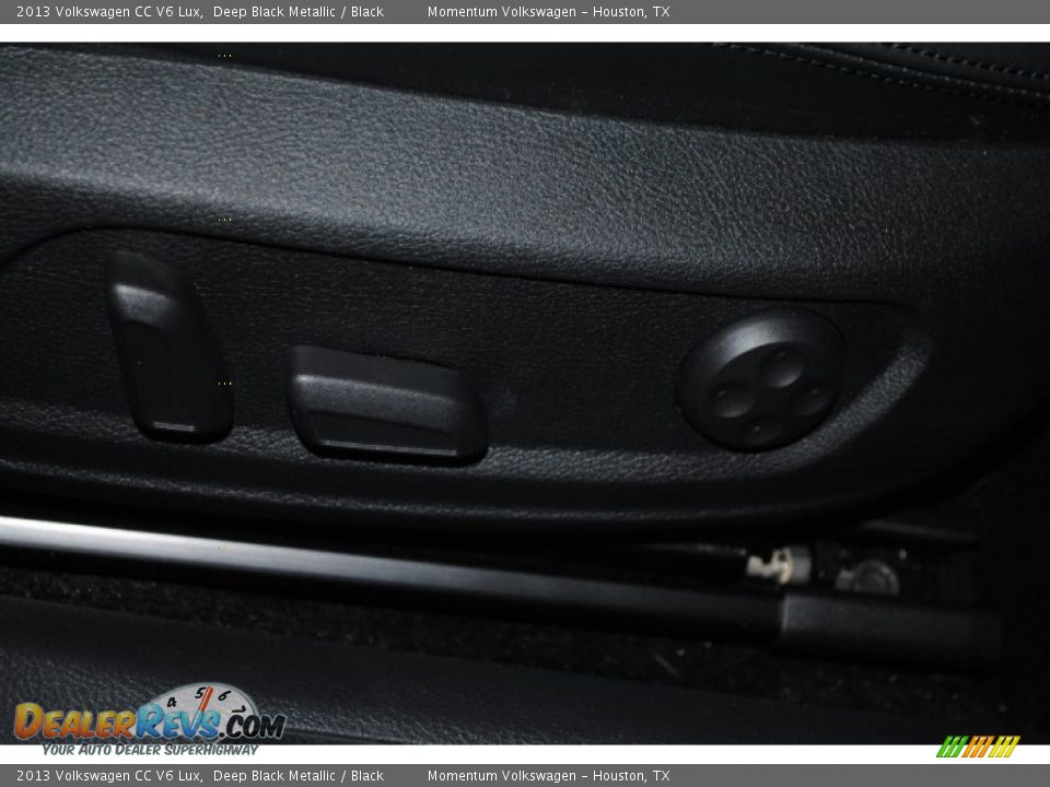 2013 Volkswagen CC V6 Lux Deep Black Metallic / Black Photo #31