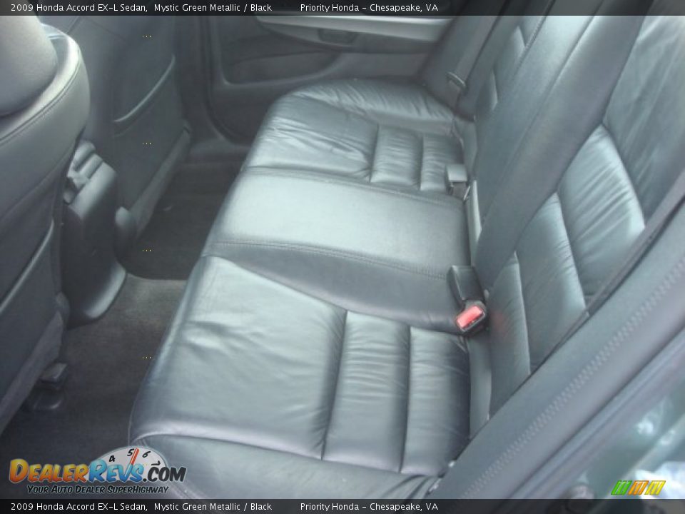 2009 Honda Accord EX-L Sedan Mystic Green Metallic / Black Photo #11