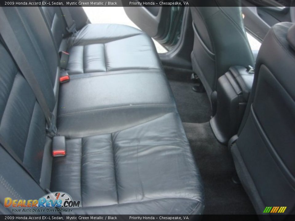 2009 Honda Accord EX-L Sedan Mystic Green Metallic / Black Photo #12