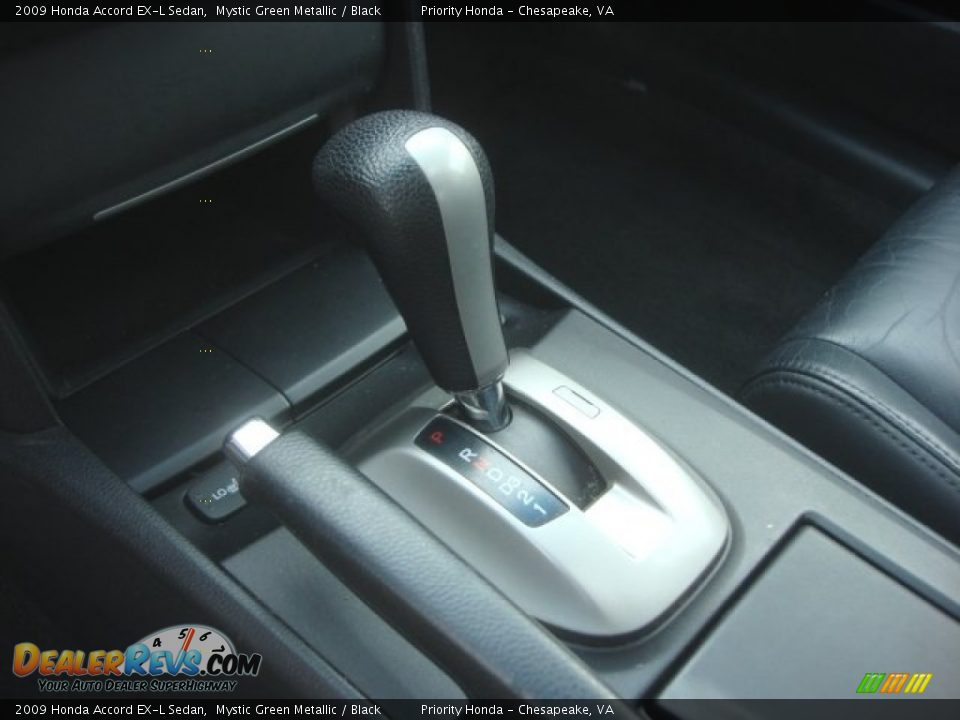 2009 Honda Accord EX-L Sedan Mystic Green Metallic / Black Photo #22