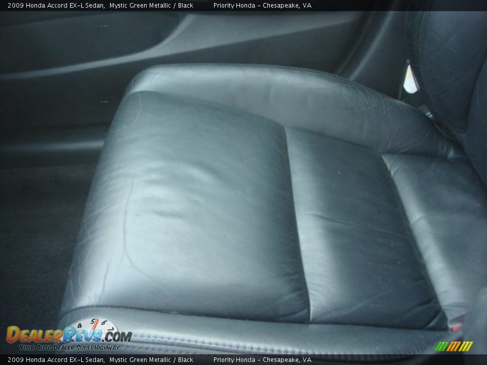 2009 Honda Accord EX-L Sedan Mystic Green Metallic / Black Photo #26