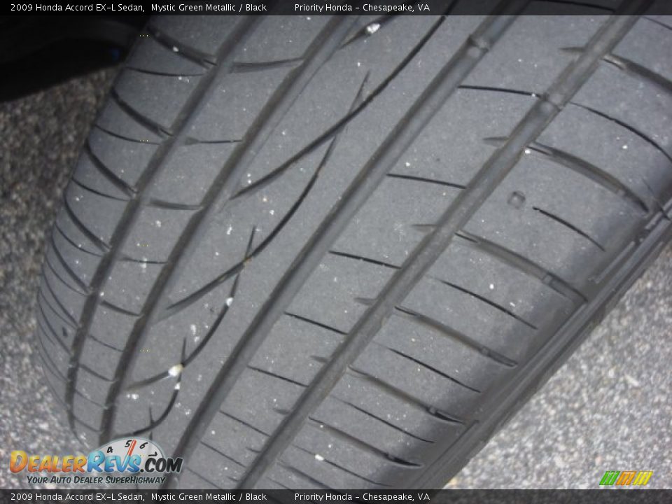 2009 Honda Accord EX-L Sedan Mystic Green Metallic / Black Photo #27