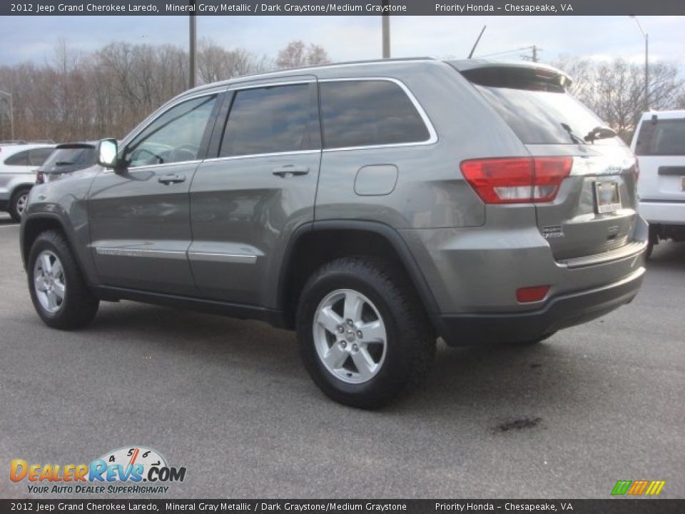 2012 Jeep Grand Cherokee Laredo Mineral Gray Metallic / Dark Graystone/Medium Graystone Photo #3