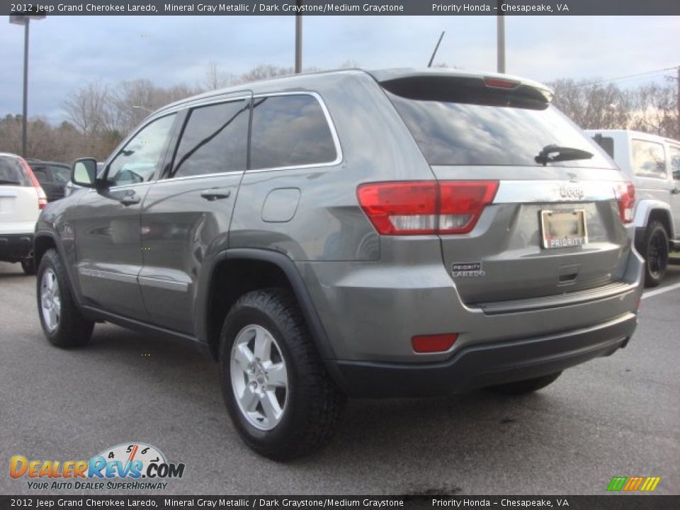 2012 Jeep Grand Cherokee Laredo Mineral Gray Metallic / Dark Graystone/Medium Graystone Photo #4