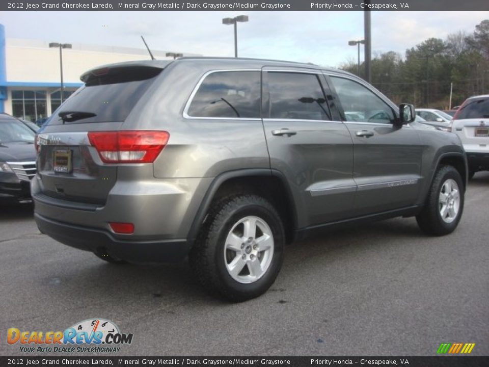 2012 Jeep Grand Cherokee Laredo Mineral Gray Metallic / Dark Graystone/Medium Graystone Photo #6