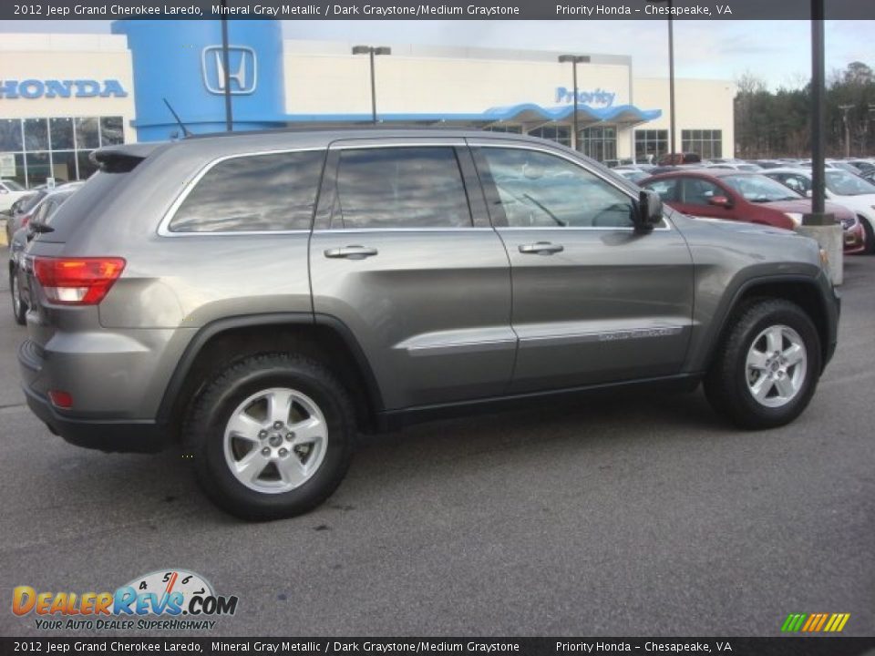 2012 Jeep Grand Cherokee Laredo Mineral Gray Metallic / Dark Graystone/Medium Graystone Photo #7