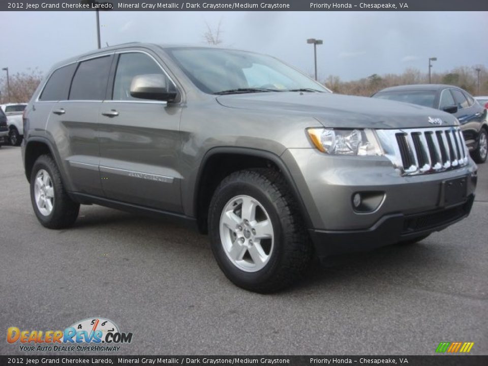 2012 Jeep Grand Cherokee Laredo Mineral Gray Metallic / Dark Graystone/Medium Graystone Photo #8