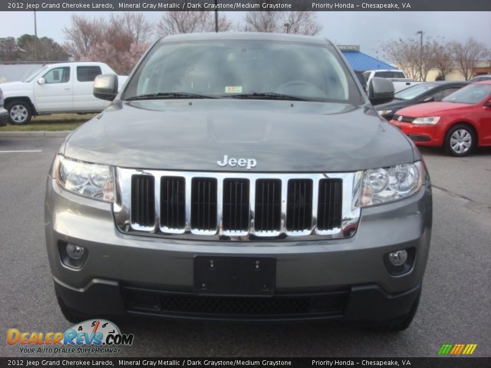 2012 Jeep Grand Cherokee Laredo Mineral Gray Metallic / Dark Graystone/Medium Graystone Photo #10