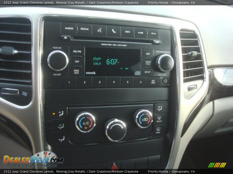 2012 Jeep Grand Cherokee Laredo Mineral Gray Metallic / Dark Graystone/Medium Graystone Photo #20