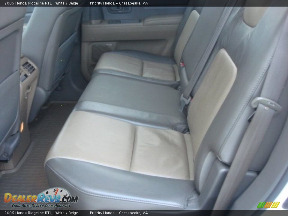 2006 Honda Ridgeline RTL White / Beige Photo #10