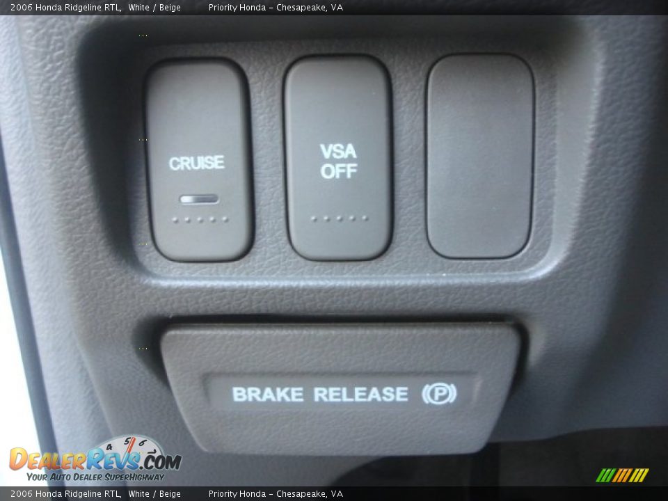 2006 Honda Ridgeline RTL White / Beige Photo #26