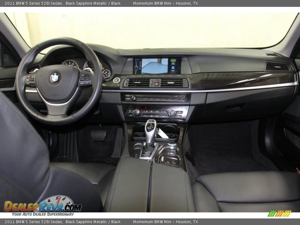 2011 BMW 5 Series 528i Sedan Black Sapphire Metallic / Black Photo #4