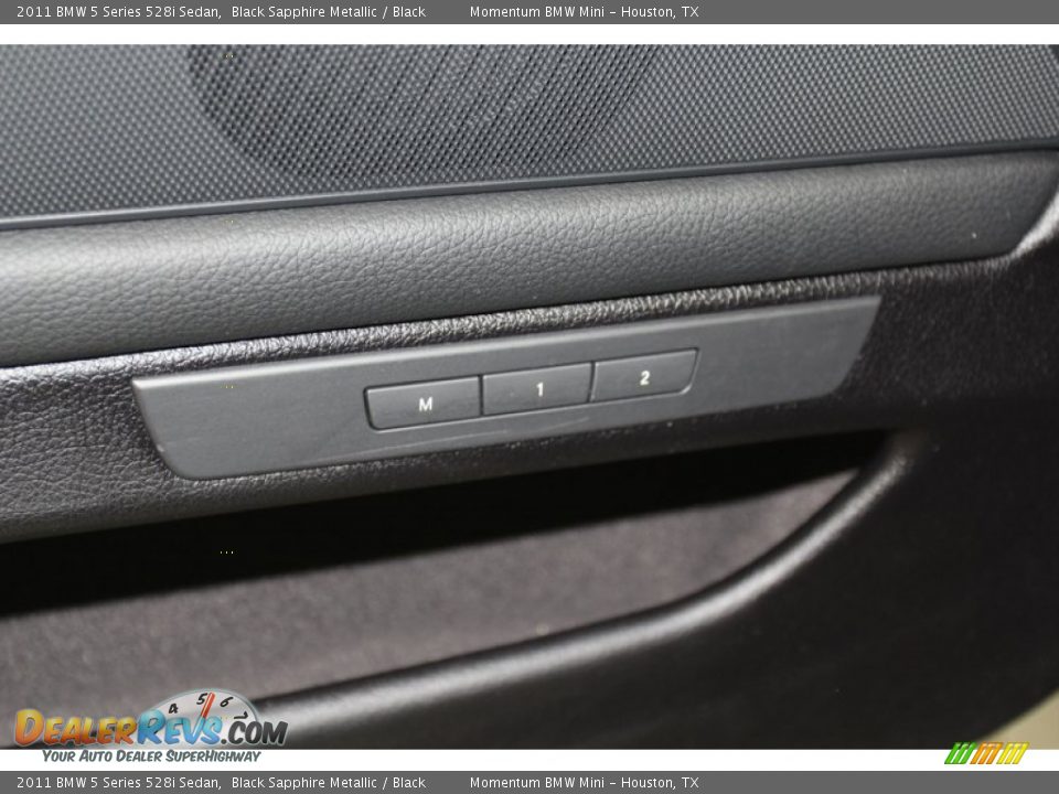 2011 BMW 5 Series 528i Sedan Black Sapphire Metallic / Black Photo #17