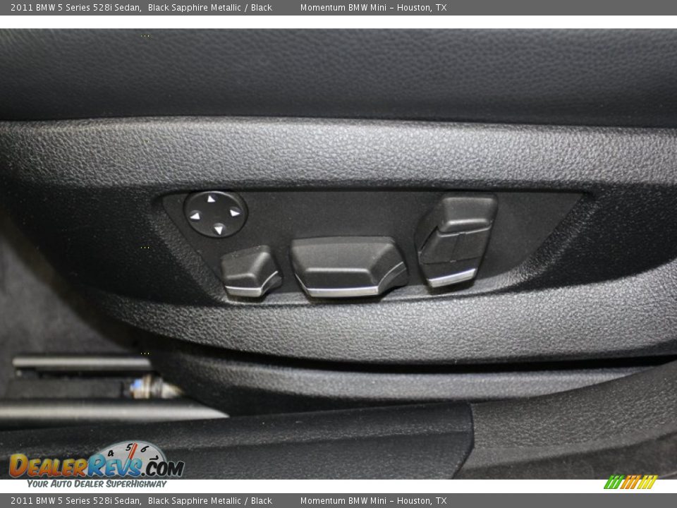 2011 BMW 5 Series 528i Sedan Black Sapphire Metallic / Black Photo #18
