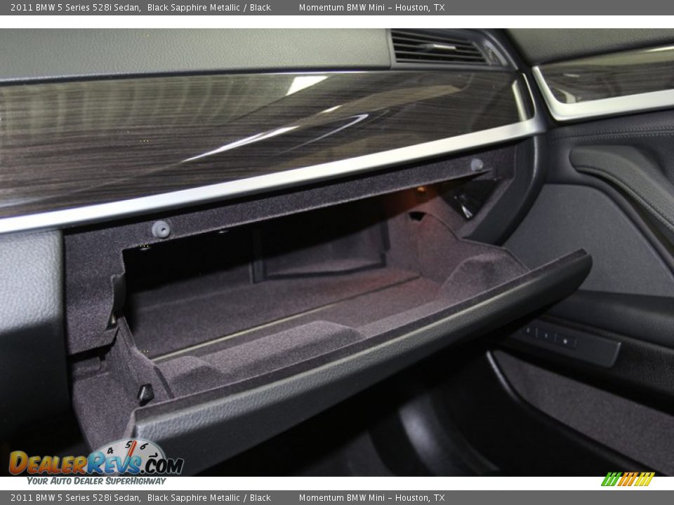 2011 BMW 5 Series 528i Sedan Black Sapphire Metallic / Black Photo #19